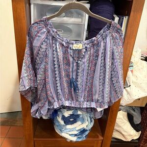 Hollister Multicolor Patterned Blouse